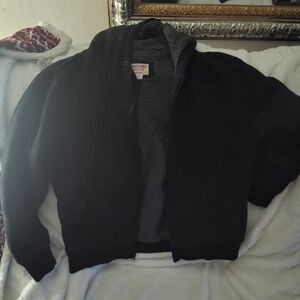 Mossimo Black Hooded Jacket
